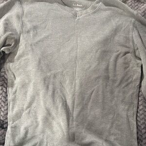 Light Grey Long Sleeve Shirt; Slightly Worn, Excellent Condition